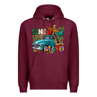 Burgundy cinco de mayo Premium Hoodie - CTS Tumbler Store