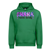 Emerald ohana means family with stitch Urban Hoodie - texasbilliewilder