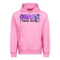 Fuchsia Pink ohana means family with stitch Urban Hoodie - texasbilliewilder