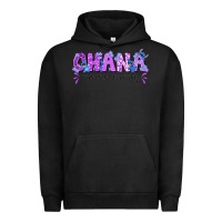 Pigment Black ohana means family with stitch Urban Hoodie - texasbilliewilder