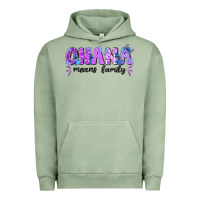Pigment Oil Green ohana means family with stitch Urban Hoodie - texasbilliewilder