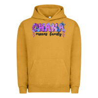 Pigment Peanut Butter ohana means family with stitch Urban Hoodie - texasbilliewilder