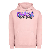 Pigment Salmon ohana means family with stitch Urban Hoodie - texasbilliewilder