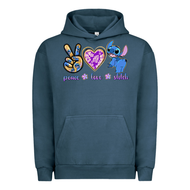 Peace Love Stitch Urban Hoodie by texasbilliewilder | Teevron