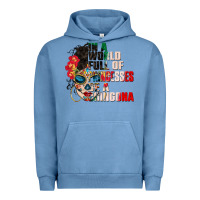 Pigment Pebble Blue in a world full of princesses be a chingona Urban Hoodie - CTS Tumbler Store