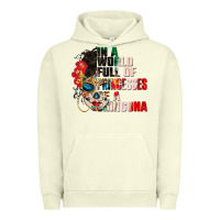 Pigment Pistachio in a world full of princesses be a chingona Urban Hoodie - CTS Tumbler Store