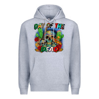 Heather Grey day of the dead Premium Hoodie - CTS Tumbler Store