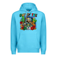 Ocean Blue day of the dead Premium Hoodie - CTS Tumbler Store