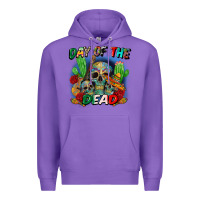 Purple day of the dead Premium Hoodie - CTS Tumbler Store
