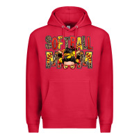 Cardinal softball mom messy bun Premium Hoodie - Zillion Design Studio