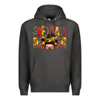 Charcoal Heather softball mom messy bun Premium Hoodie - Zillion Design Studio