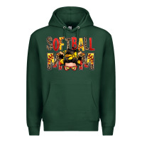 Sports Green softball mom messy bun Premium Hoodie - Zillion Design Studio