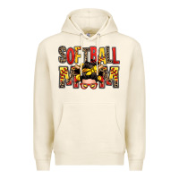 Tofu softball mom messy bun Premium Hoodie - Zillion Design Studio