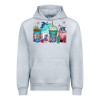 Heather Grey turtle coffee cups Urban Hoodie - Zillion Design Studio