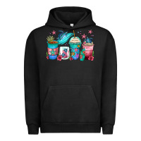 Pigment Black turtle coffee cups Urban Hoodie - Zillion Design Studio