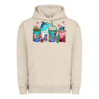 Pigment French Oak turtle coffee cups Urban Hoodie - Zillion Design Studio