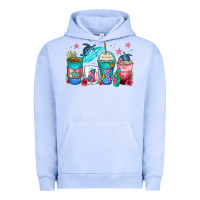 Pigment Grape Ice turtle coffee cups Urban Hoodie - Zillion Design Studio