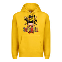 Lemon softball mom messy bun Premium Hoodie - Zillion Design Studio