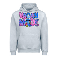 Heather Grey vacay mode stitch Urban Hoodie - Zillion Design Studio
