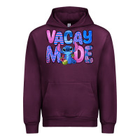 Mauve Wine vacay mode stitch Urban Hoodie - Zillion Design Studio