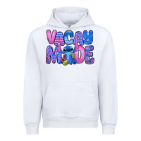 White vacay mode stitch Urban Hoodie - Zillion Design Studio