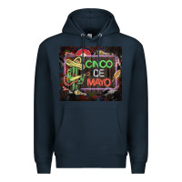 Navy cinco de mayo cactus tumbler 3 Premium Hoodie - CTS Tumbler Store
