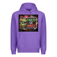 Purple cinco de mayo cactus tumbler 3 Premium Hoodie - CTS Tumbler Store