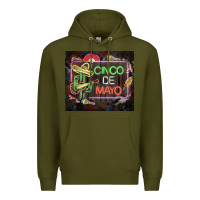 Army Green cinco de mayo cactus tumbler 3 Premium Hoodie - CTS Tumbler Store