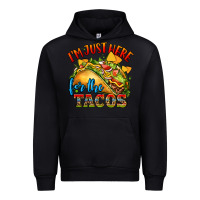 Black im just here for the tacos Urban Hoodie - CTS Tumbler Store