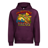 Mauve Wine im just here for the tacos Urban Hoodie - CTS Tumbler Store