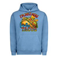 Pigment Pebble Blue im just here for the tacos Urban Hoodie - CTS Tumbler Store
