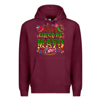 Burgundy happy cinco de mayo Premium Hoodie - CTS Tumbler Store