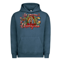 Pigment Midnight Navy la mama mos chingona Urban Hoodie - CTS Tumbler Store
