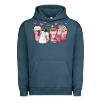 Pigment Midnight Navy wedding bride coffee cups Urban Hoodie - Zillion Design Studio