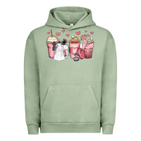 Pigment Oil Green wedding bride coffee cups Urban Hoodie - Zillion Design Studio