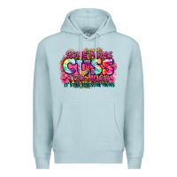 Blue Mist some moms cuss too much it's me i'm some moms Premium Hoodie - Zillion Design Studio