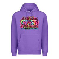 Purple some moms cuss too much it's me i'm some moms Premium Hoodie - Zillion Design Studio