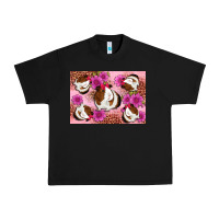 Black Guinea pig flowers Urban Heavy Tee - Artiststas