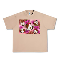 Burro Guinea pig flowers Urban Heavy Tee - Artiststas