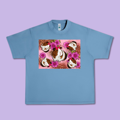 Guinea Pig Flowers Urban Heavy Tee Designed By Artiststas