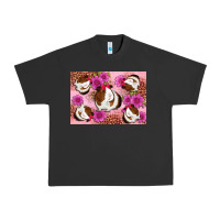 Pigment Black Guinea pig flowers Urban Heavy Tee - Artiststas