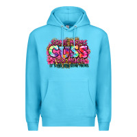 Ocean Blue some moms cuss too much it's me i'm some moms Premium Hoodie - Zillion Design Studio