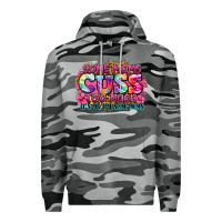 Slate Camo some moms cuss too much it's me i'm some moms Premium Hoodie - Zillion Design Studio