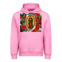 Fuchsia Pink Lady of Guadalupe Urban Hoodie - CTS Tumbler Store