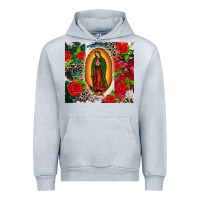 Heather Grey Lady of Guadalupe Urban Hoodie - CTS Tumbler Store