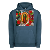 Pigment Midnight Navy Lady of Guadalupe Urban Hoodie - CTS Tumbler Store