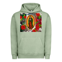 Pigment Oil Green Lady of Guadalupe Urban Hoodie - CTS Tumbler Store