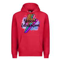 Cardinal special eduation teacher lightning bolt Premium Hoodie - Zillion Design Studio