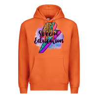 Carrot special eduation teacher lightning bolt Premium Hoodie - Zillion Design Studio