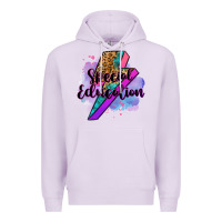 Lilac special eduation teacher lightning bolt Premium Hoodie - Zillion Design Studio